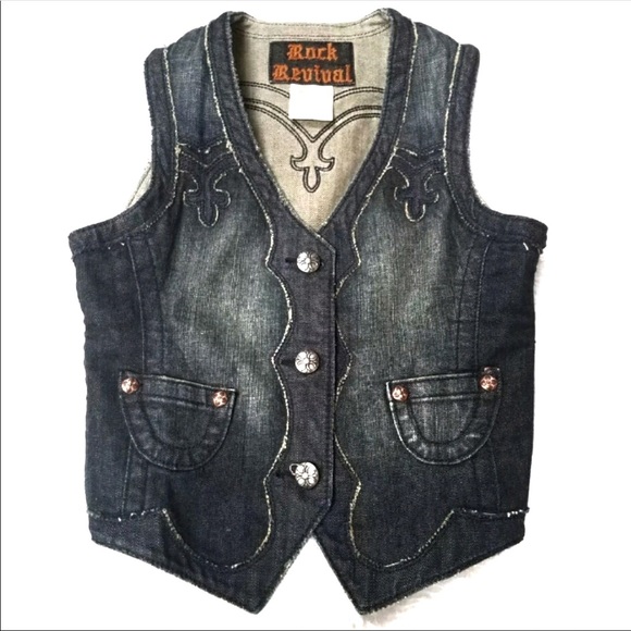 black rock revival jean jacket